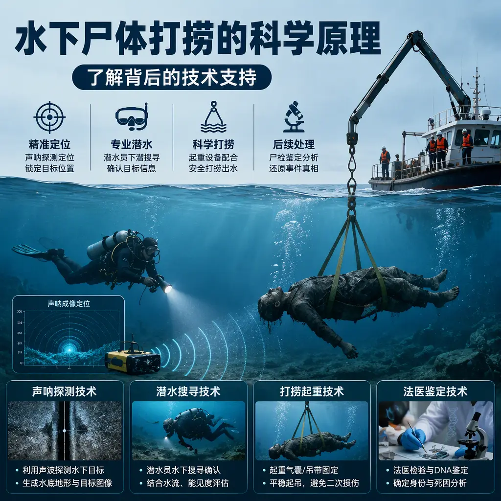 昆明水下尸体打捞的科学原理，了解背后的技术支持